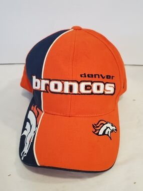 NFL Denver Broncos Orange and Navy Panel Cap